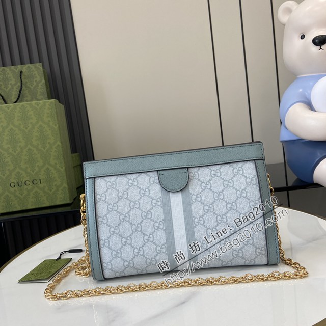 Gucci專櫃古馳最新款Ophidia系列GG小號肩背包鏈條斜挎包 jh2443型號：503877